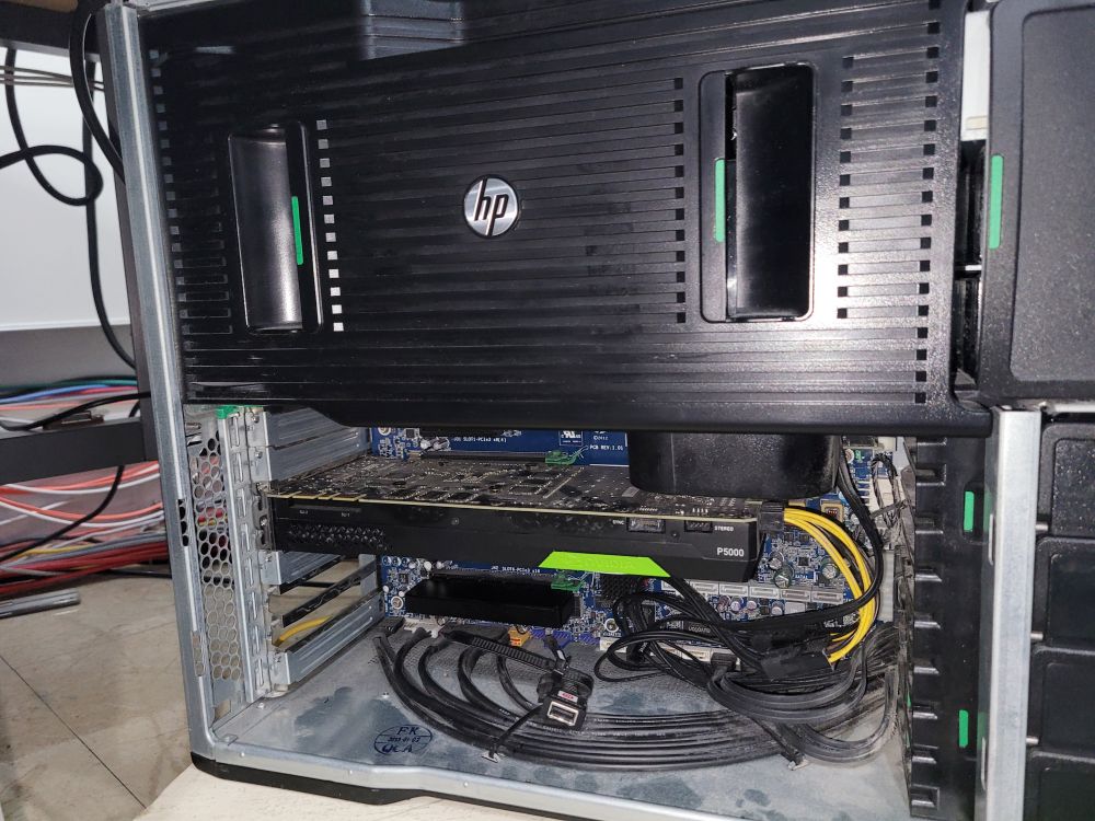 구형 컴퓨터에 M.2 NVME 연결하는방법 2 HP-Z820 워크스테이션