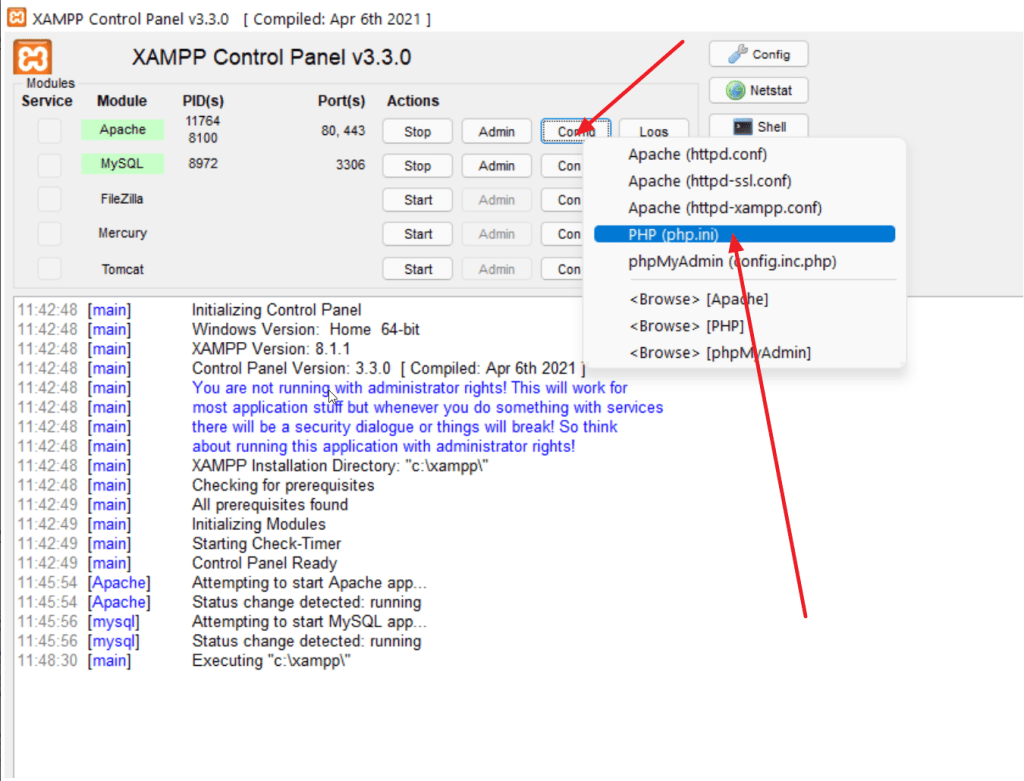 워드프레스 이미지를 자르는데 에러가 발생했습니다 해결방법은 php gd설치 1 xampp