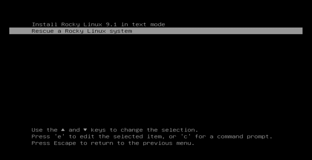 리눅스 복구모드