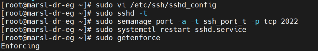 ssh 포트 변경 1 ssh 포트 변경