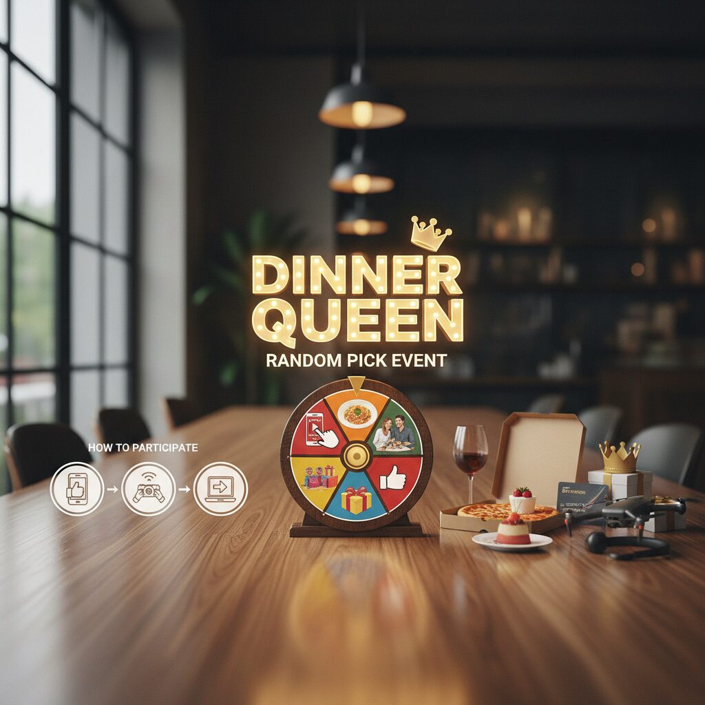 디너의여왕 랜덤픽 이벤트 참여 방법과 당첨 상품 소개