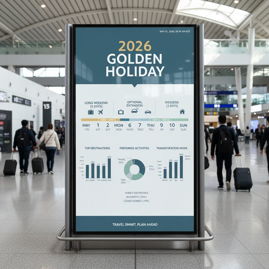 2026년 황금연휴 요약 인포그래픽