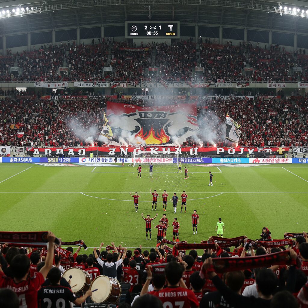 챔피언스리그 중계 보는 법 모든 정보 총정리 2 AFC 챔피언스리그 포항 스틸러스 홈경기 스틸야드의 열광적인 분위기