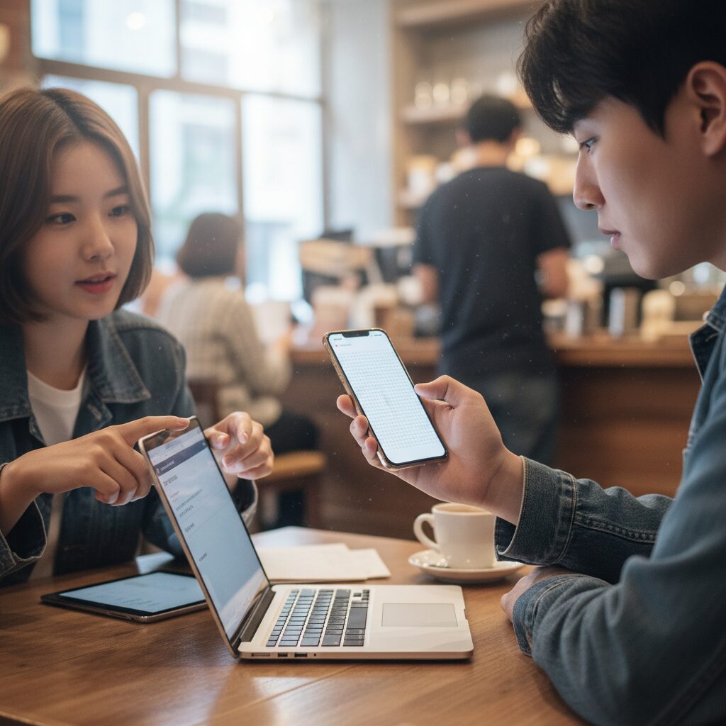 중고거래 전자제품 휴대폰 노트북 상태 확인