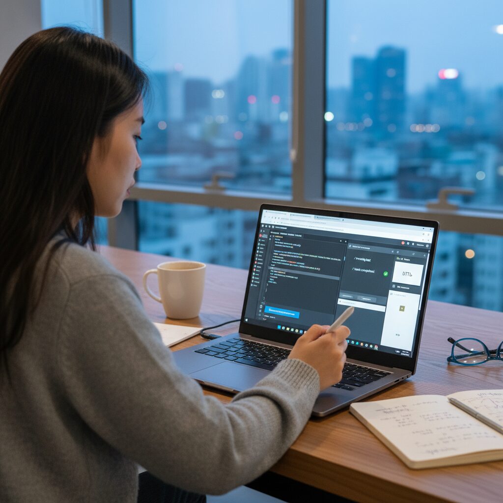 코딩 독학 시작하기 좋은 사이트 추천 1 freeCodeCamp 웹사이트의 대화형 코드 학습 환경 화면