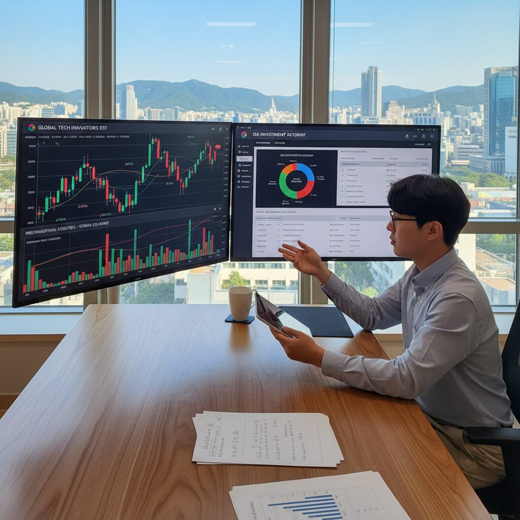 ISA 계좌 장단점과 활용법 2 ISA 계좌에서 국내 상장 해외 ETF 차트 분석