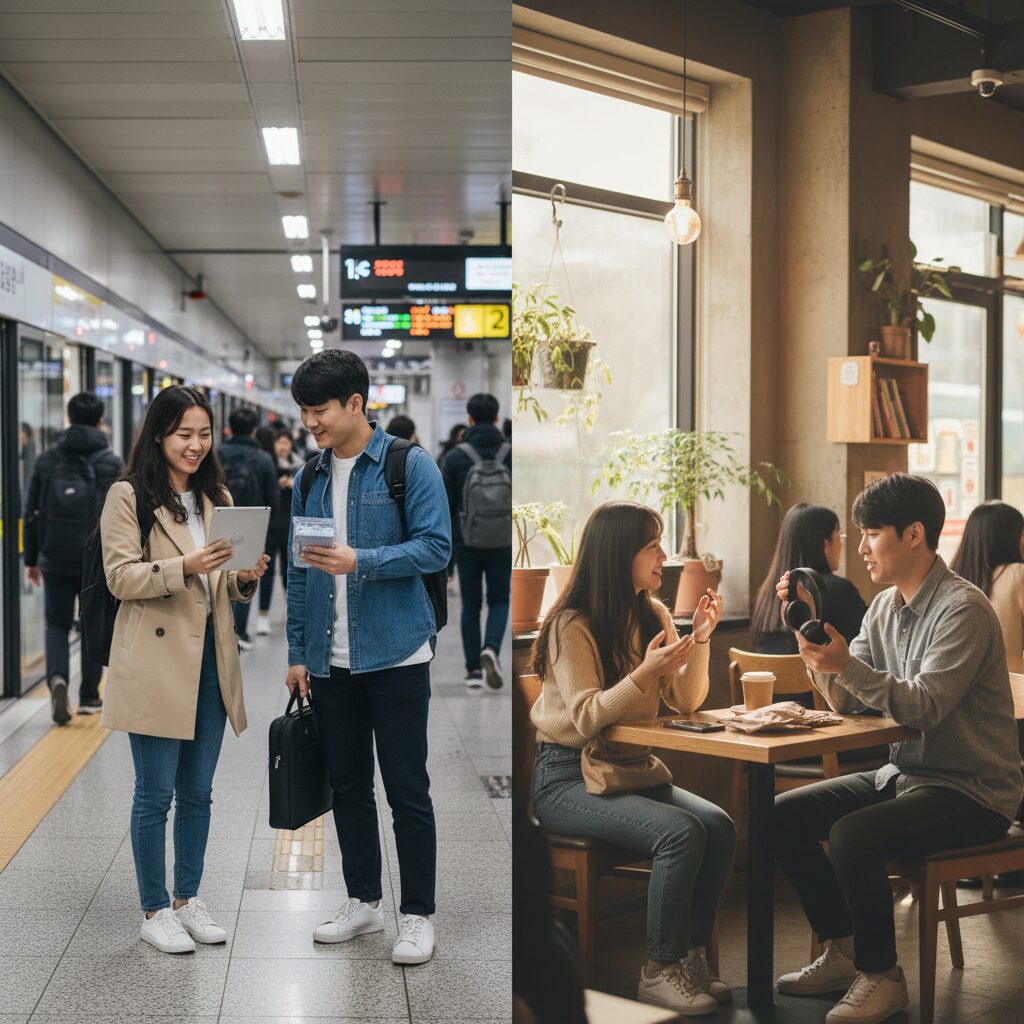 중고거래 직거래 안전한 장소 지하철역 카페