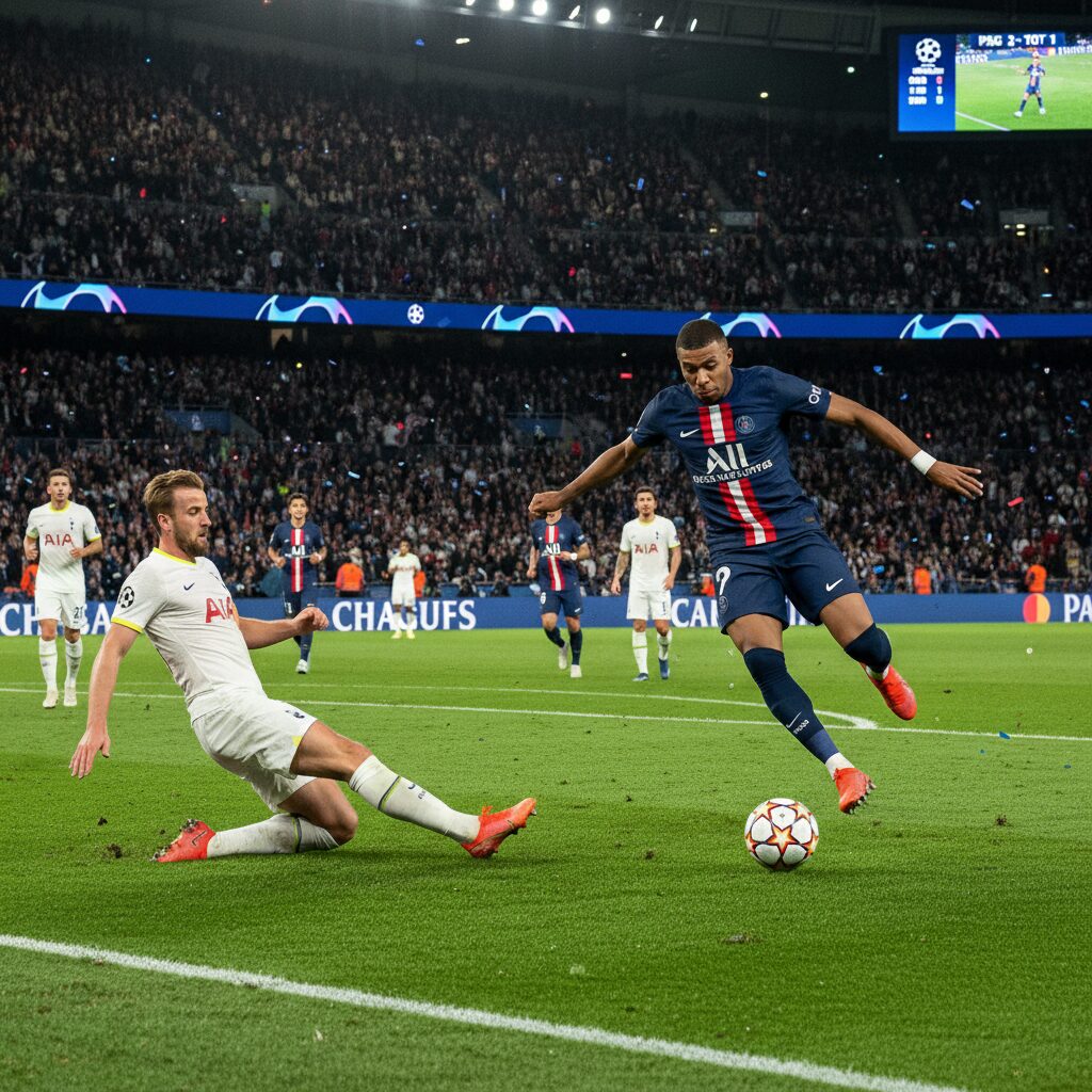 챔피언스리그 중계 보는 법 모든 정보 총정리 1 UEFA 챔피언스리그 파리 생제르맹 대 토트넘 핫스퍼 경기 하이라이트 장면