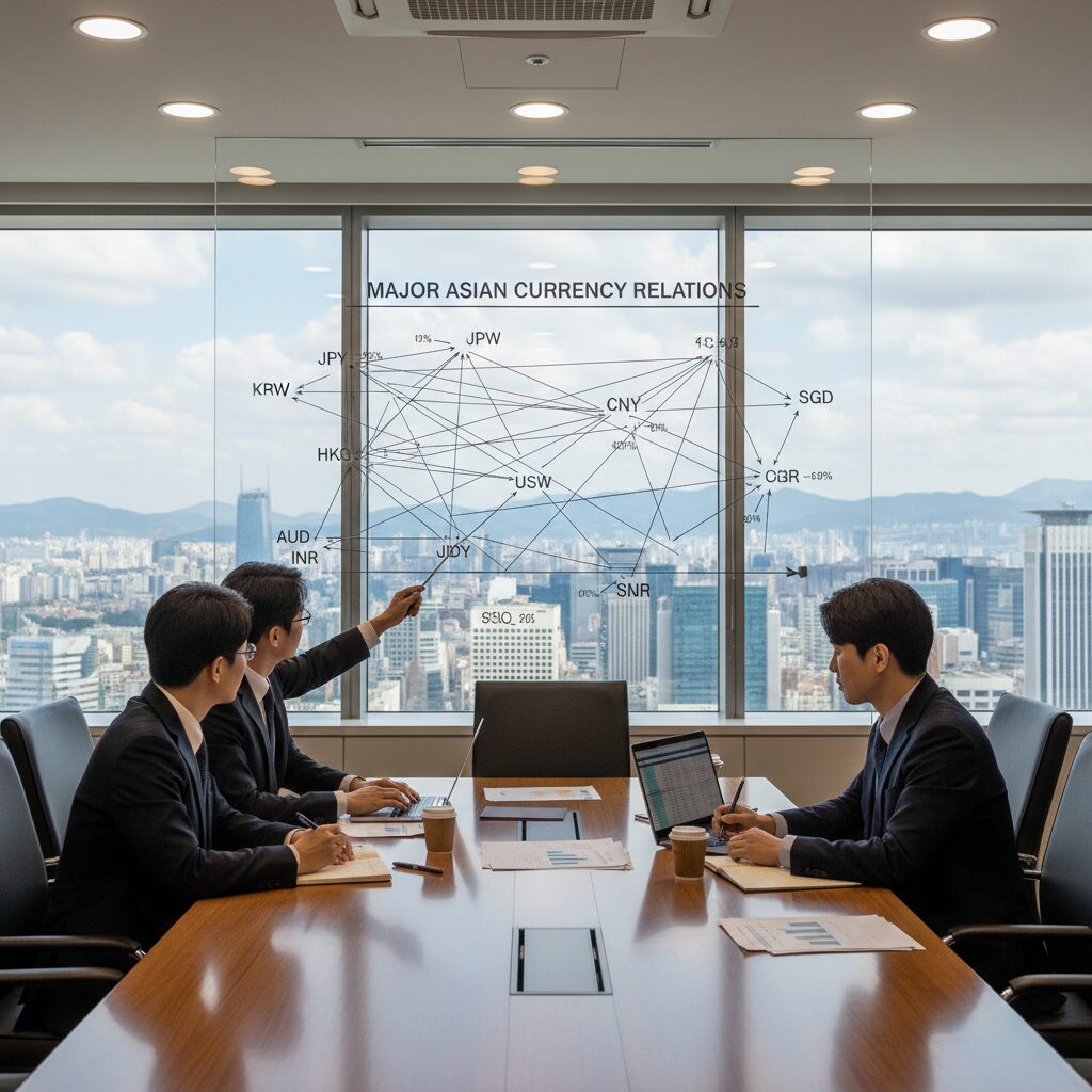 2026년 투자 전략과 금융 시장 변화 2 아시아 주요 통화 간 관계 차트