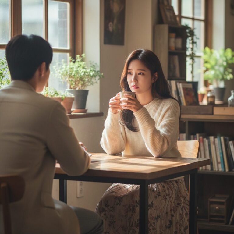 차정원이 드라마 수요일 오후 3시 30분에서 연기하는 모습