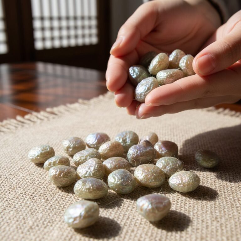 파라다이스 그레인 씨앗 클로즈업 사진