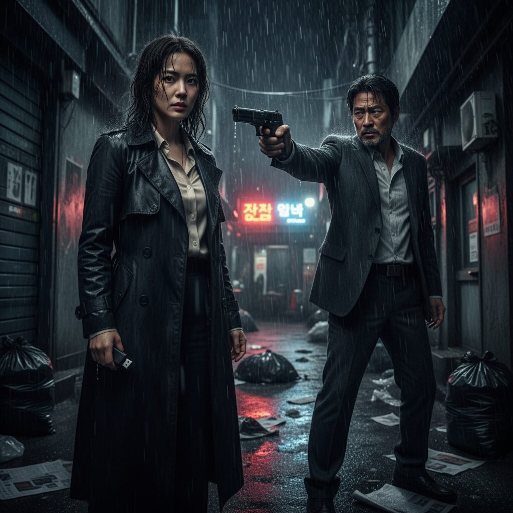 넷플릭스 드라마 레이디 두아 몇부작과 줄거리 후기 1 레이디 두아 드라마 사라 킴과 박무경 형사 스릴러 장면