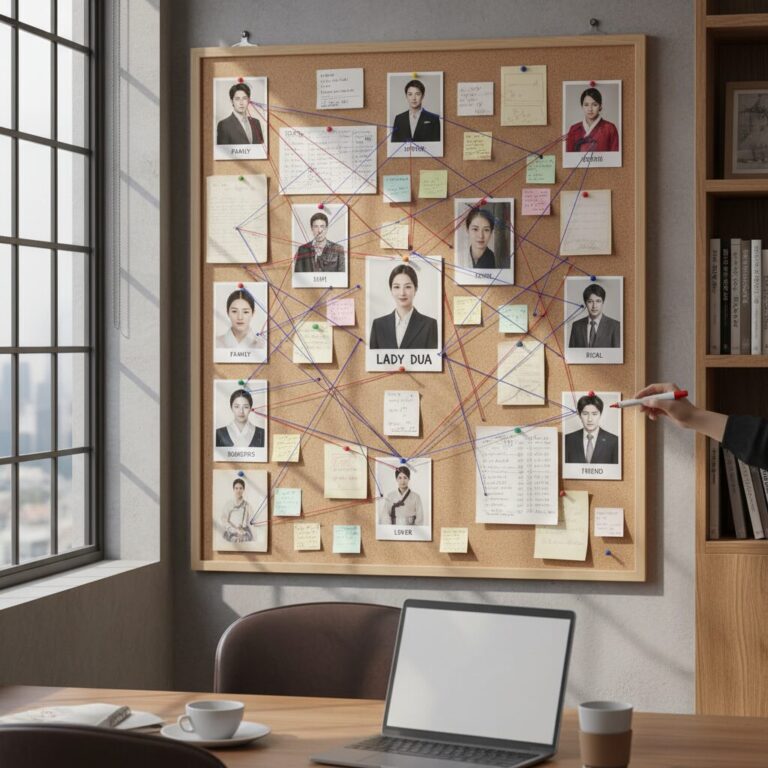 레이디두아 등장인물 관계도