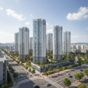 인천 가정역 인근 루원시티 대성베르힐 더센트로 전경