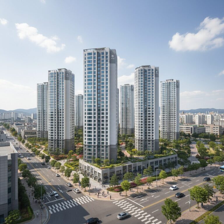 인천 가정역 인근 루원시티 대성베르힐 더센트로 전경