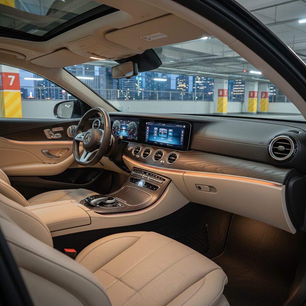 벤츠 3월 프로모션 현재 조건과 추천 모델 1 벤츠 E클래스 신형 모델의 고급스러운 실내 인테리어