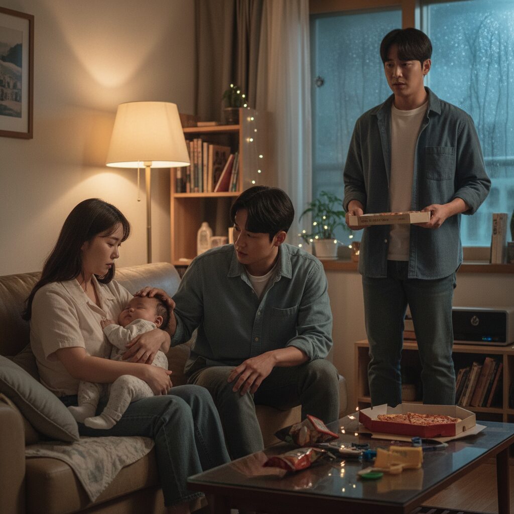 레진스낵 숏폼 드라마의 모든 것 레진스낵 인기 드라마 애 아빠는 남사친의 한 장면