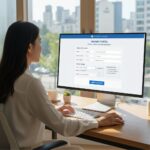 복지로 홈페이지에서 보육료 전환 신청하는 화면 예시