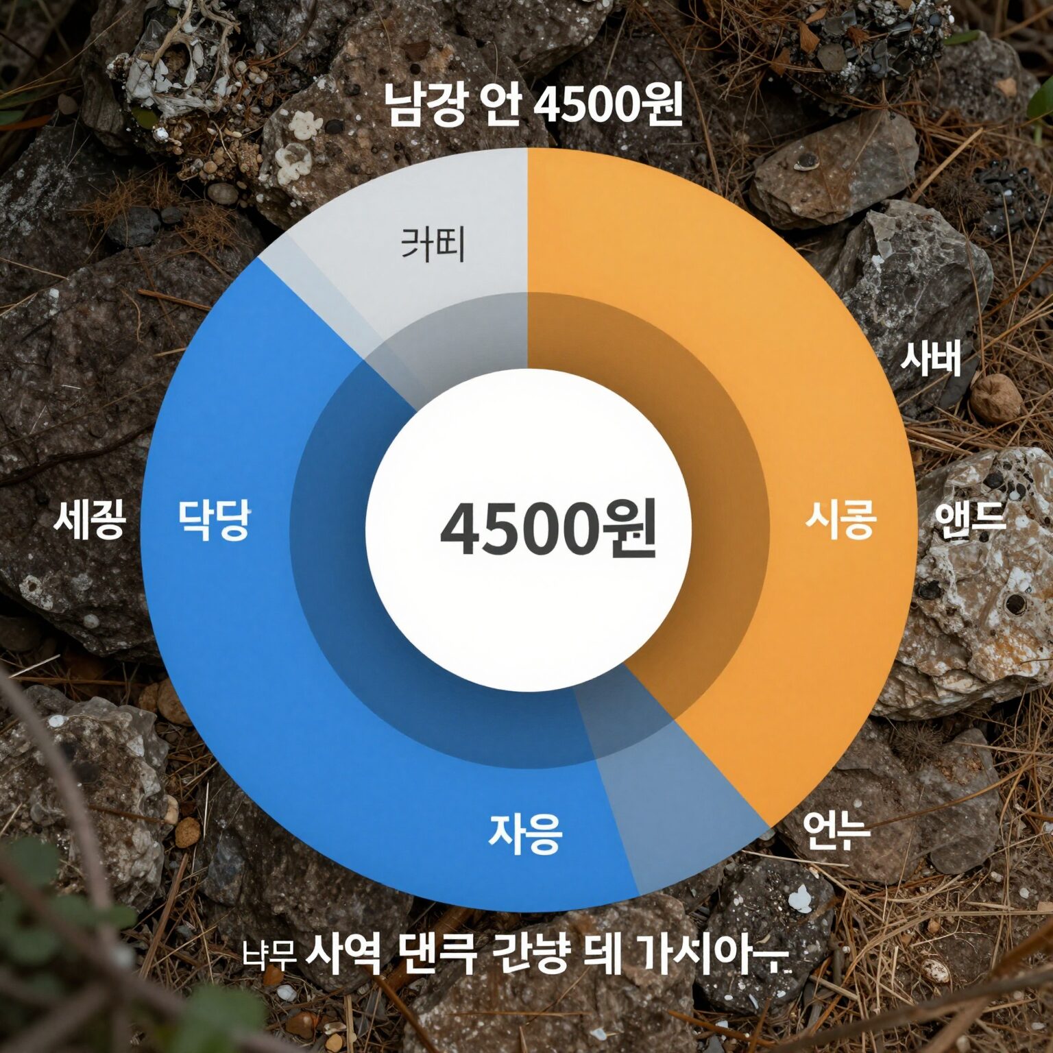 2026년 담배값 인상 현황과 전망 1 담배 한 갑 4500원의 세금 구성 비율을 보여주는 원형 그래프