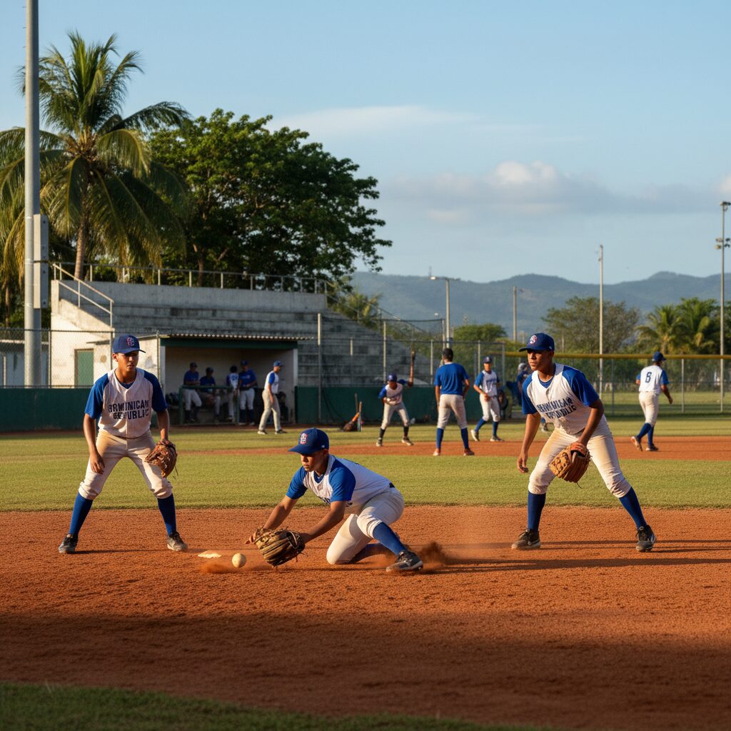 도미니카 공화국 야구 강국 이유와 WBC 8강전 승부 포인트 1 도미니카 공화국 야구 아카데미에서 훈련하는 청소년 선수들