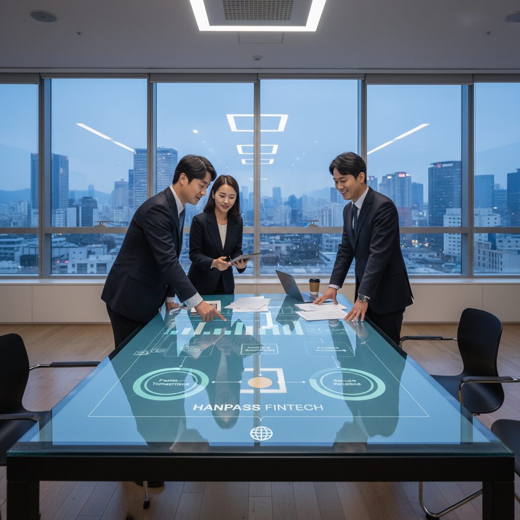 한패스 핀테크 서비스 인포그래픽