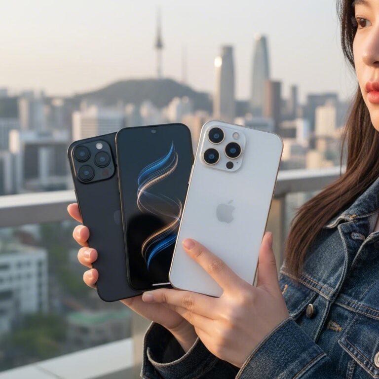 아이폰 17e 블랙과 화이트 색상