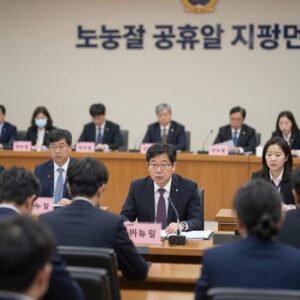 노동절 공휴일 지정 관련 국회 회의 장면