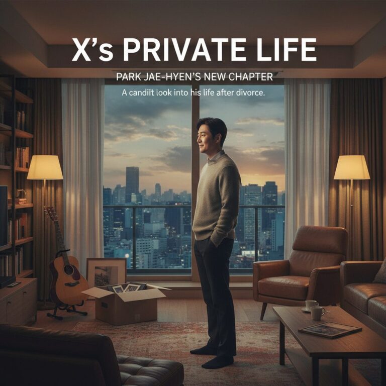 배우 박재현의 근황과 이혼 후 생활을 다룬 X의 사생활 프로그램 포스터