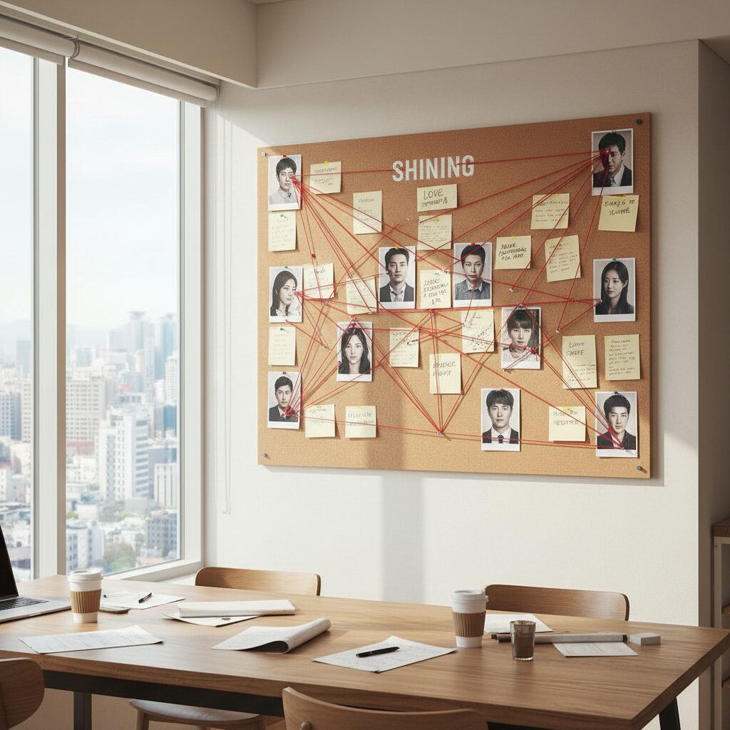 샤이닝 드라마 인물 관계도