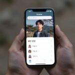 유플러스 U+one 통합앱으로 심플한 통신 생활 U+one 앱의 MY 탭과 AI 검색 기능이 표시된 스마트폰 화면