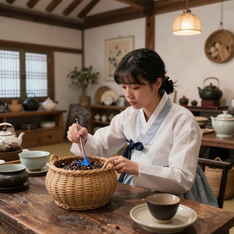 동동 찻집에서 열린 나의 캐릭터 해석 다회 현장 사진