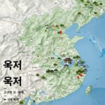 옥저와 고구려의 관계를 나타낸 지도, 고구려가 옥저를 압박하는 모습