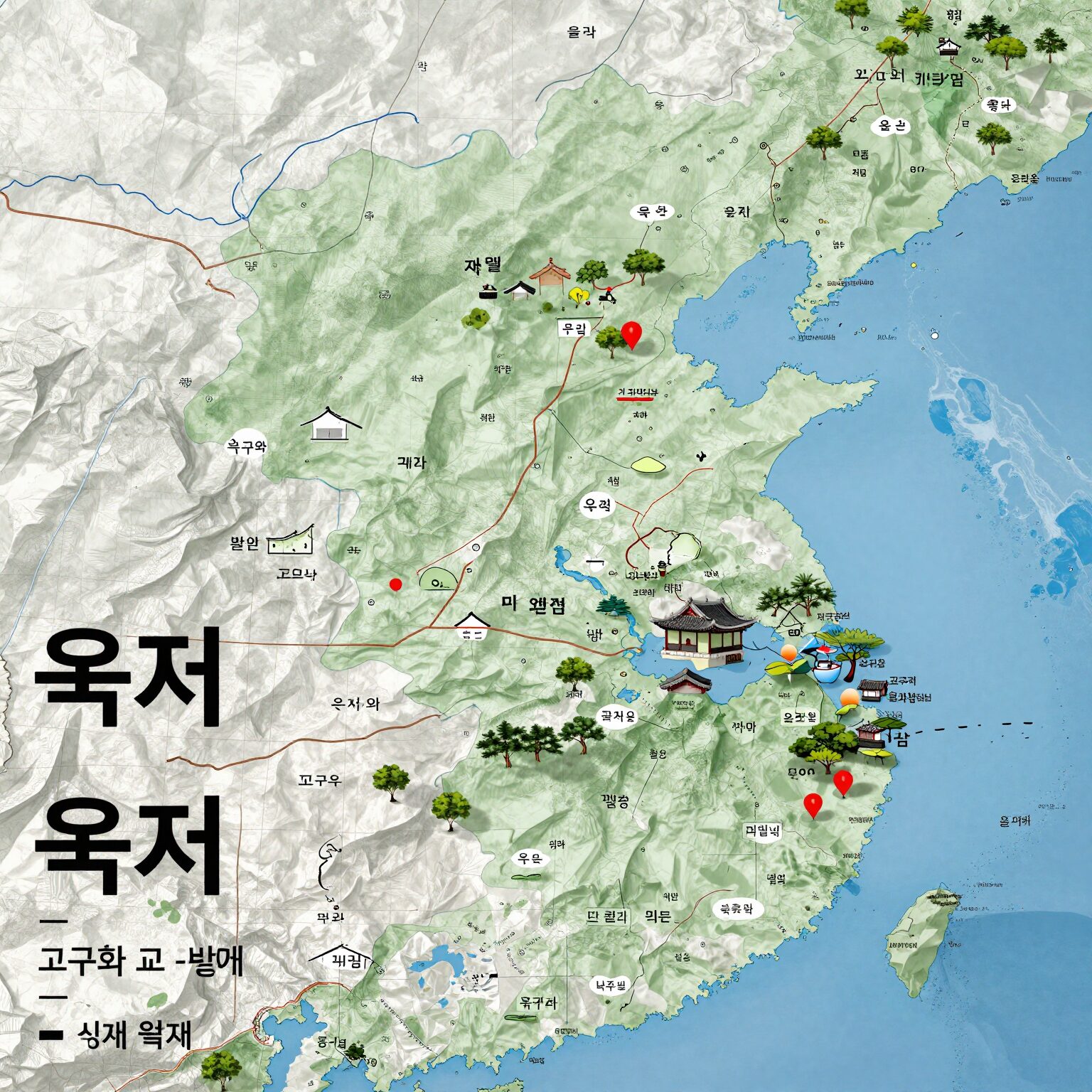 민며느리제의 역사적 의미와 사회적 배경 1 옥저와 고구려의 관계를 나타낸 지도, 고구려가 옥저를 압박하는 모습