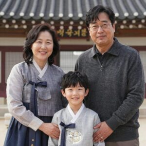 백종원과 소유진 부부의 가족 사진으로 실제 고수와이프의 대표 사례
