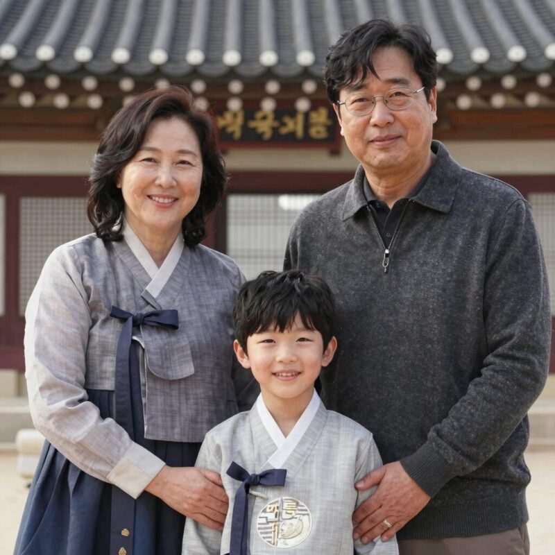 백종원과 소유진 부부의 가족 사진으로 실제 고수와이프의 대표 사례