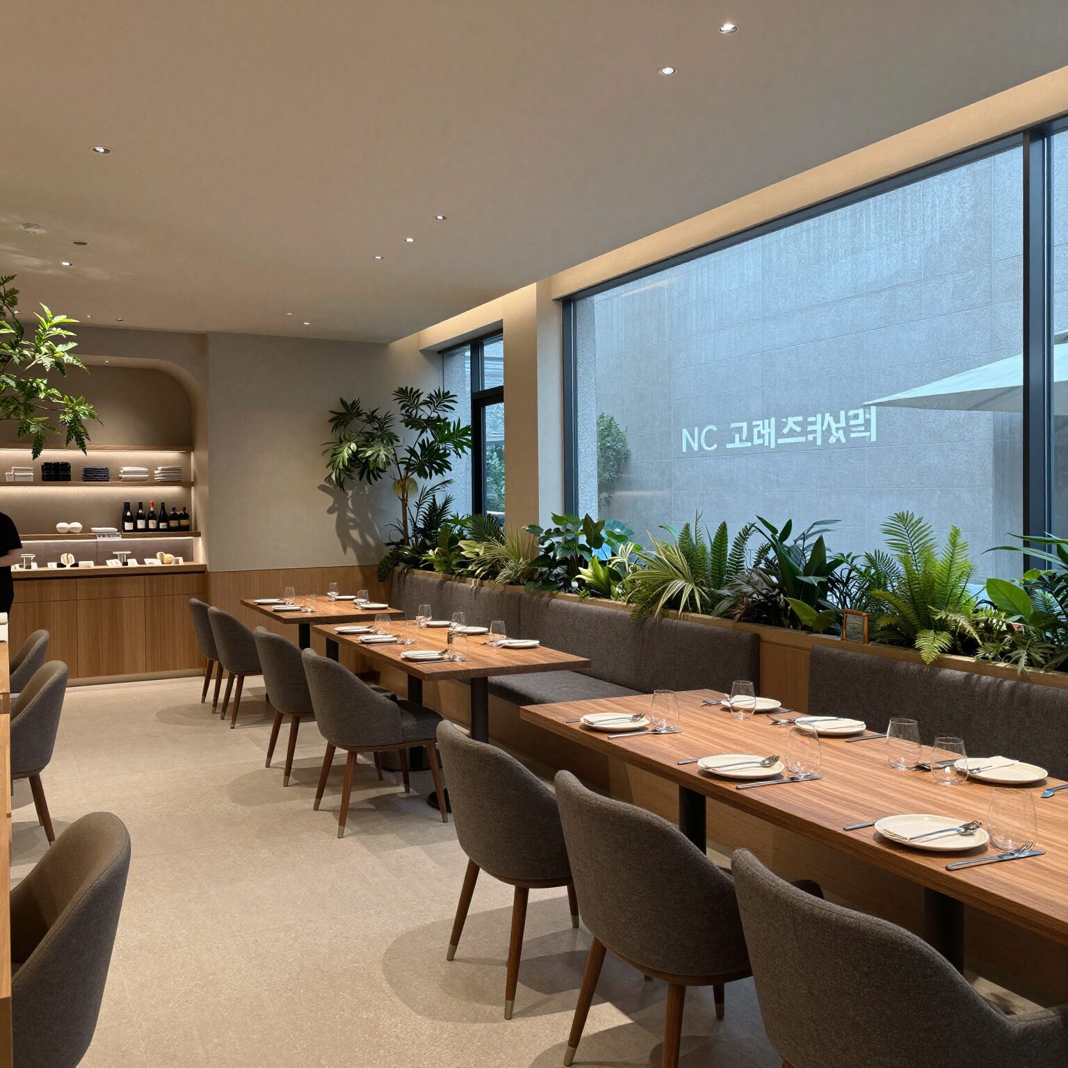 불광천 벚꽃축제와 고메스퀘어 뷔페 완벽 데이트코스 1 불광 NC백화점 고메스퀘어 뷔페의 넓고 현대적인 실내 인테리어