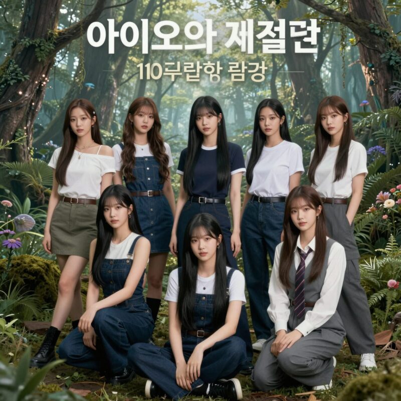 아이오아이 10주년 재결합 컴백 멤버 9인 포즈