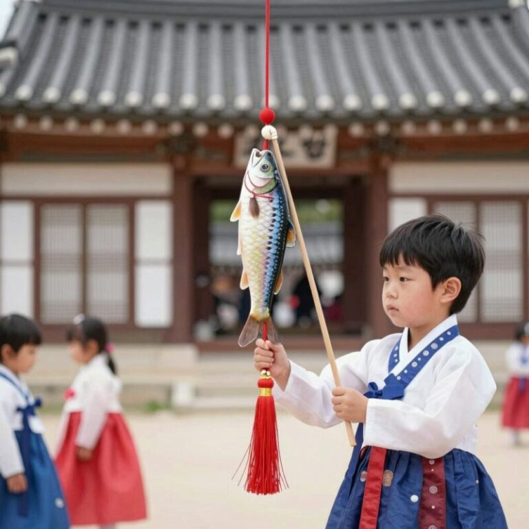 일본 어린이날 코이노보리 잉어 깃발 전통 장식
