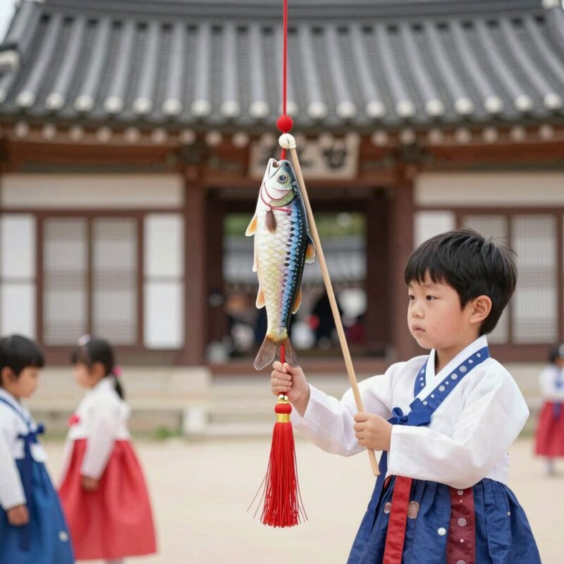 일본 어린이날 코이노보리 잉어 깃발 전통 장식