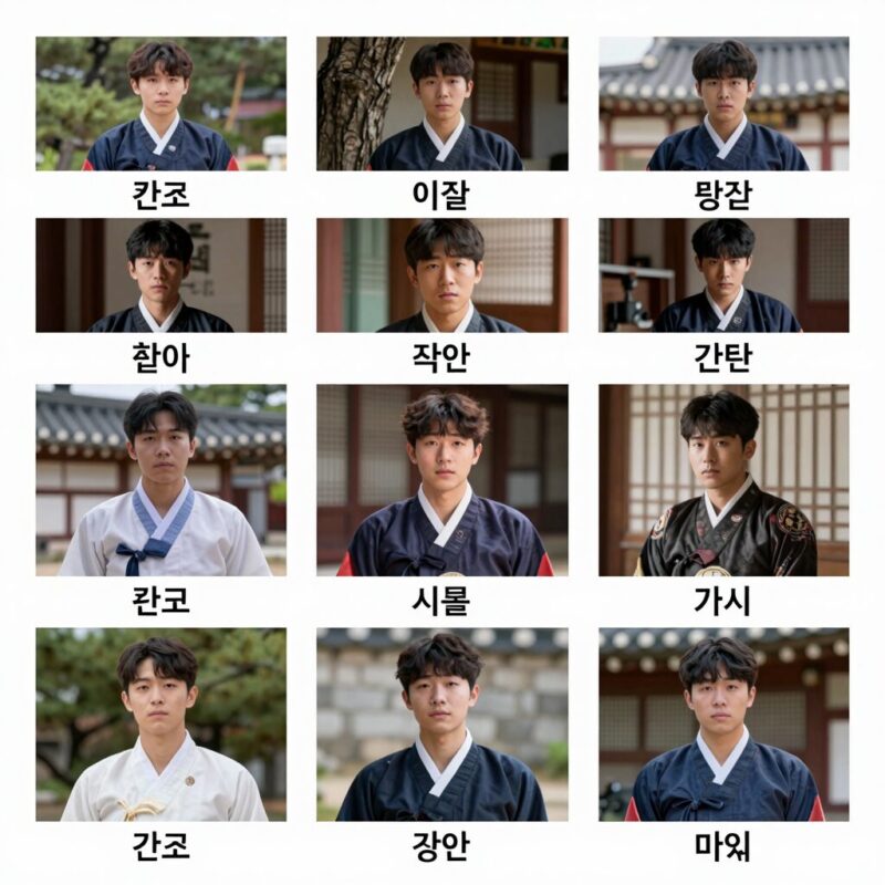 칸쵸 이름 2탄 550개 명단 전체 리스트 확인 페이지 이미지