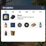 메이플플래닛 메인 인터페이스에서 다양한 커뮤니티 기능과 아이템 거래 현황을 보여주는 이미지