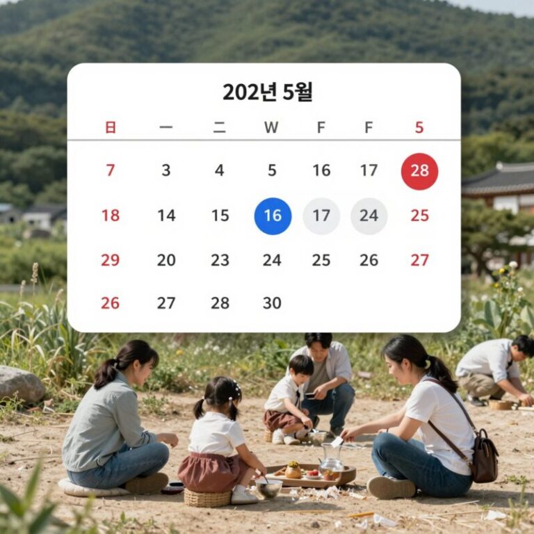2026년 5월 달력에 노동절 어린이날 부처님오신날 대체공휴일 표시