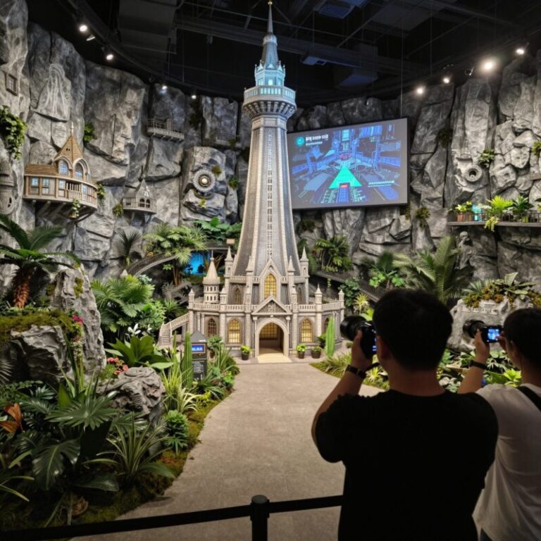 잠실 롯데월드타워 인근 메타몽 팝업 행사장 위치와 주요 포토존 안내도