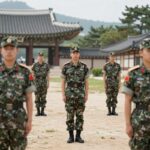 의무사관 제도와 군의관의 모든 것 군의관 후보생들이 훈련소에서 기초 군사 훈련을 받는 모습