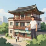 의왕 복층 오피스텔 사건 현장을 상상한 일러스트 이미지