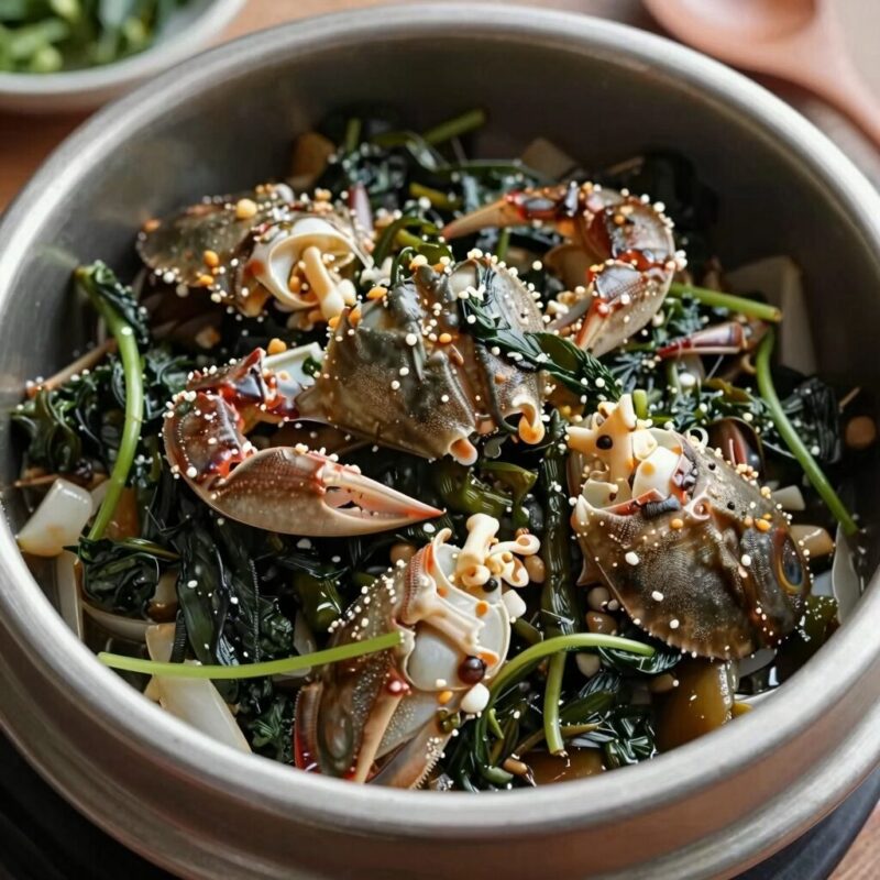 4월 제철 수산물 맛과 영양 가득한 봄 보양식 1 싱싱한 멍게와 봄나물이 어우러진 멍게비빔밥 사진