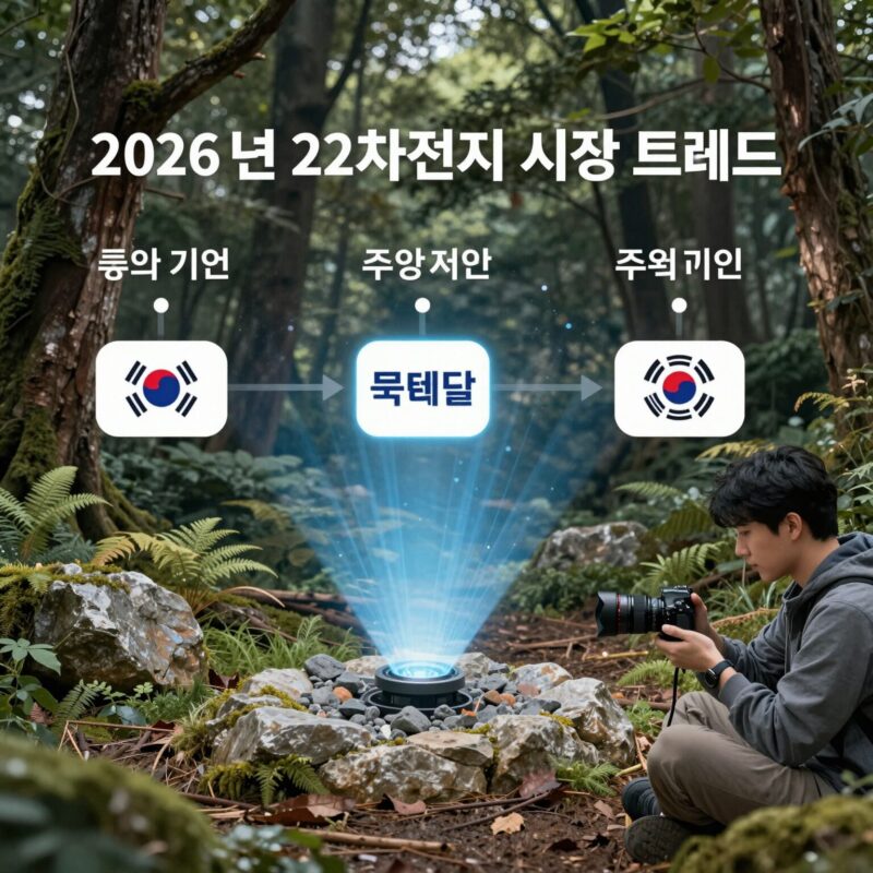 2026년 2차전지 시장 트렌드 그래프와 주요 기업 로고