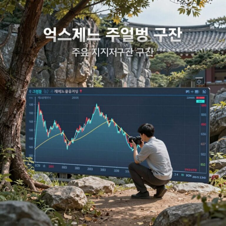 엑스게이트 주가 일봉 차트와 주요 지지 저항 구간 분석