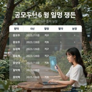 2026년 6월 공모주 청약 일정 표와 주요 종목 분석