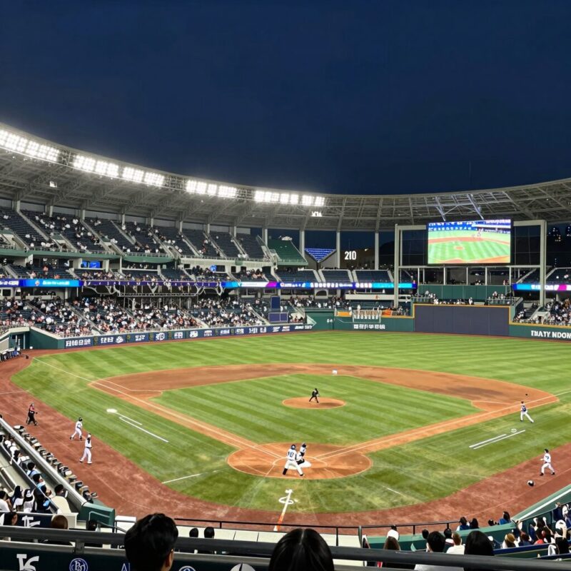 2026 올스타전 투표부터 직관까지 1 2026년 KBO 올스타전이 열리는 잠실야구장 전경으로, 만원 관중과 화려한 조명이 어우러진 모습